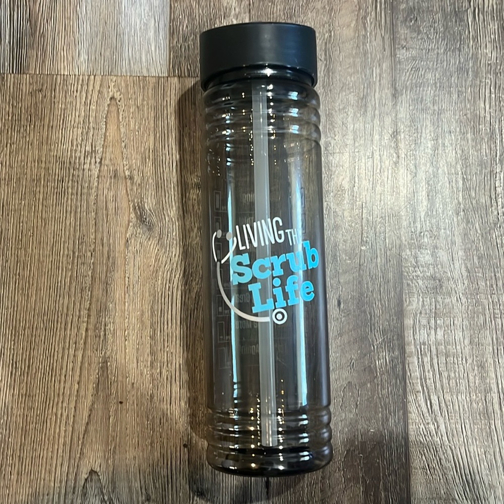 Water bottle “Living the Scrub Life”